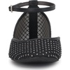 image:imageJessica Simpson Womens Laelli Embellished Ballet FlatBlackBlack Fishnet