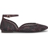image:imageJessica Simpson Womens Laelli Embellished Ballet FlatCherry Mahogany Fishnet