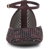 image:imageJessica Simpson Womens Laelli Embellished Ballet FlatCherry Mahogany Fishnet