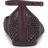 image:imageJessica Simpson Womens Laelli Embellished Ballet FlatCherry Mahogany Fishnet