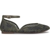 image:imageJessica Simpson Womens Laelli Embellished Ballet FlatDeep Moss Combo Camo Fishnet