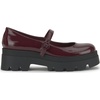 image:imageJessica Simpson Womens Uvelia Platform Mary JaneDark Cherry Crinkled Patent
