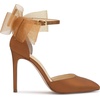 image:imageJessica Simpson Phindies Tulle Bow PumpGolden Copper Satin
