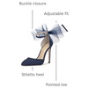 image:imageJessica Simpson Phindies Tulle Bow PumpNavy Baby