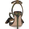 image:imageJessica Simpson Womens Olivine Bow Heeled SandalForest Camo Satin