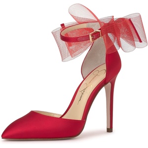 image:imageJessica Simpson Phindies Tulle Bow PumpRed Muse
