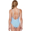 image:imageJessica Simpson Gardenia Paradise Tie Waist OnePieceCaspian Plaid
