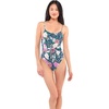 image:imageJessica Simpson Gardenia Paradise Tie Waist OnePieceDark Navy Multi