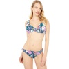 image:imageJessica Simpson Gardenia Paradise HighWaisted Tie BottomsDark Navy Multi