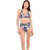 image:imageJessica Simpson Gardenia Paradise HighWaisted Tie BottomsNavy Multi Tie Bottom