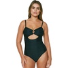 image:imageJessica Simpson Gardenia Paradise Tie Waist OnePieceBlack