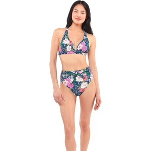 image:imageJessica Simpson Gardenia Paradise HighWaisted Tie BottomsNavy Multi Tie Bottom