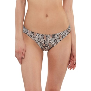 image:imageJessica Simpson Snake Charmer Side Shirred Hipster BottomsSnake Hipster Bottoms