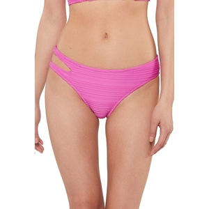 image:imageJessica Simpson Womens Mix amp Match Solid Spring Bikini Swimsuit Separates Top amp BottomFuschia Cut Out Bottom