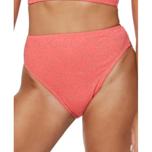image:imageJessica Simpson Womens Mix amp Match Solid Spring Bikini Swimsuit Separates Top amp BottomMandarin High Waisted