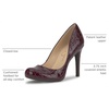 image:imageJessica Simpson Womens Calie Classic PumpsCherry Mahogany Savvy Croco