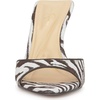 image:imageJessica Simpson Womens Dravie High Heel SandalsIvoryBrown Zebra