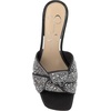 image:imageJessica Simpson Womens Evirra Knotted High Heel SandalsBlack Shimmer Sand