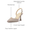 image:imageJessica Simpson Womens Fyvera Classic Slingback PumpsSlate Grey