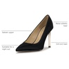 image:imageJessica Simpson Womens Kheloe Pointed Toe PumpsBlack Sateen