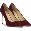 image:imageJessica Simpson Womens Kheloe Pointed Toe PumpsDark Cherry Sateen