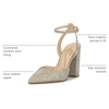 image:imageJessica Simpson Womens Nazela Pointed Toe PumpsLight Gold