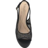 image:imageJessica Simpson Womens Sibilla Slingback Platform PumpsBlackPewter Lurex Lace