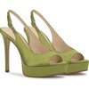 image:imageJessica Simpson Womens Sibilla Slingback Platform PumpsBotanical Green Satin
