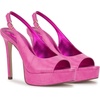 image:imageJessica Simpson Womens Sibilla Slingback Platform PumpsBright Pink Grand Crocco