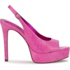 image:imageJessica Simpson Womens Sibilla Slingback Platform PumpsBright Pink Grand Crocco