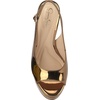 image:imageJessica Simpson Womens Sibilla Slingback Platform PumpsBronze Mirror Metallic