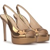 image:imageJessica Simpson Womens Sibilla Slingback Platform PumpsBronze Mirror Metallic