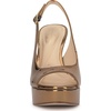 image:imageJessica Simpson Womens Sibilla Slingback Platform PumpsBronze Mirror Metallic