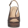 image:imageJessica Simpson Womens Sibilla Slingback Platform PumpsBronze Multi Speckled Snake Print