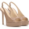 image:imageJessica Simpson Womens Sibilla Slingback Platform PumpsChai Latte Crinkle Patent