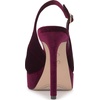 image:imageJessica Simpson Womens Sibilla Slingback Platform PumpsDark Cherry Lux Velvet