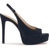 image:imageJessica Simpson Womens Sibilla Slingback Platform PumpsDark Night Sateen