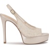 image:imageJessica Simpson Womens Sibilla Slingback Platform PumpsPale Champagne Sparkle Lace