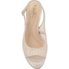 image:imageJessica Simpson Womens Sibilla Slingback Platform PumpsPale Champagne Sparkle Lace