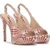 image:imageJessica Simpson Womens Sibilla Slingback Platform PumpsPoppy Combo Raffia