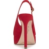 image:imageJessica Simpson Womens Sibilla Slingback Platform PumpsRed Muse Supreme Microsuede