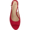 image:imageJessica Simpson Womens Sibilla Slingback Platform PumpsRed Muse Supreme Microsuede