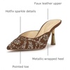 image:imageJessica Simpson Womens Xia High Heel MuleToasted Pecan Supreme Microsuede