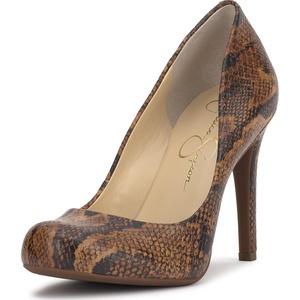image:imageJessica Simpson Womens Calie Classic PumpsDark Tan