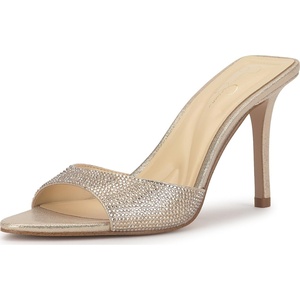 image:imageJessica Simpson Womens Dravie High Heel SandalsChampagne Shimmer Sand