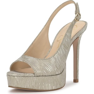 image:imageJessica Simpson Womens Sibilla Slingback Platform PumpsLight Gold