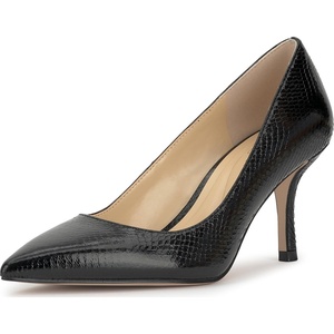 image:imageJessica Simpson Womens Voemi Pointed Toe PumpsBlack Glazed Snake