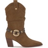 image:imageJessica Simpson Womens Hanie Western Slouch BootiesSafari Brown Suede