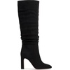 image:imageJessica Simpson Womens Minerva Knee High Wide Calf Slouch BootsBlack Microsuede Wide Calf