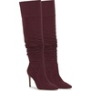 image:imageJessica Simpson Womens Olyra Over The Knee Slouch BootsCherry Mahogany Stretch Microsuede